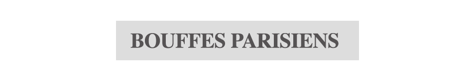 Théâtre Les Bouffes Parisiens Paris Header